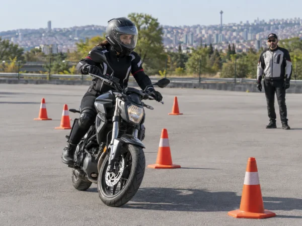 Motosiklet Eğitiminde Düşük Hız Denge Çalışması