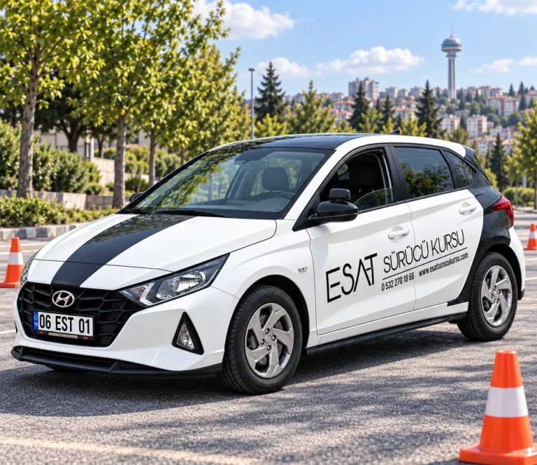 Esat Sürücü Kursu manuel Hyundai i20 eğitim aracı