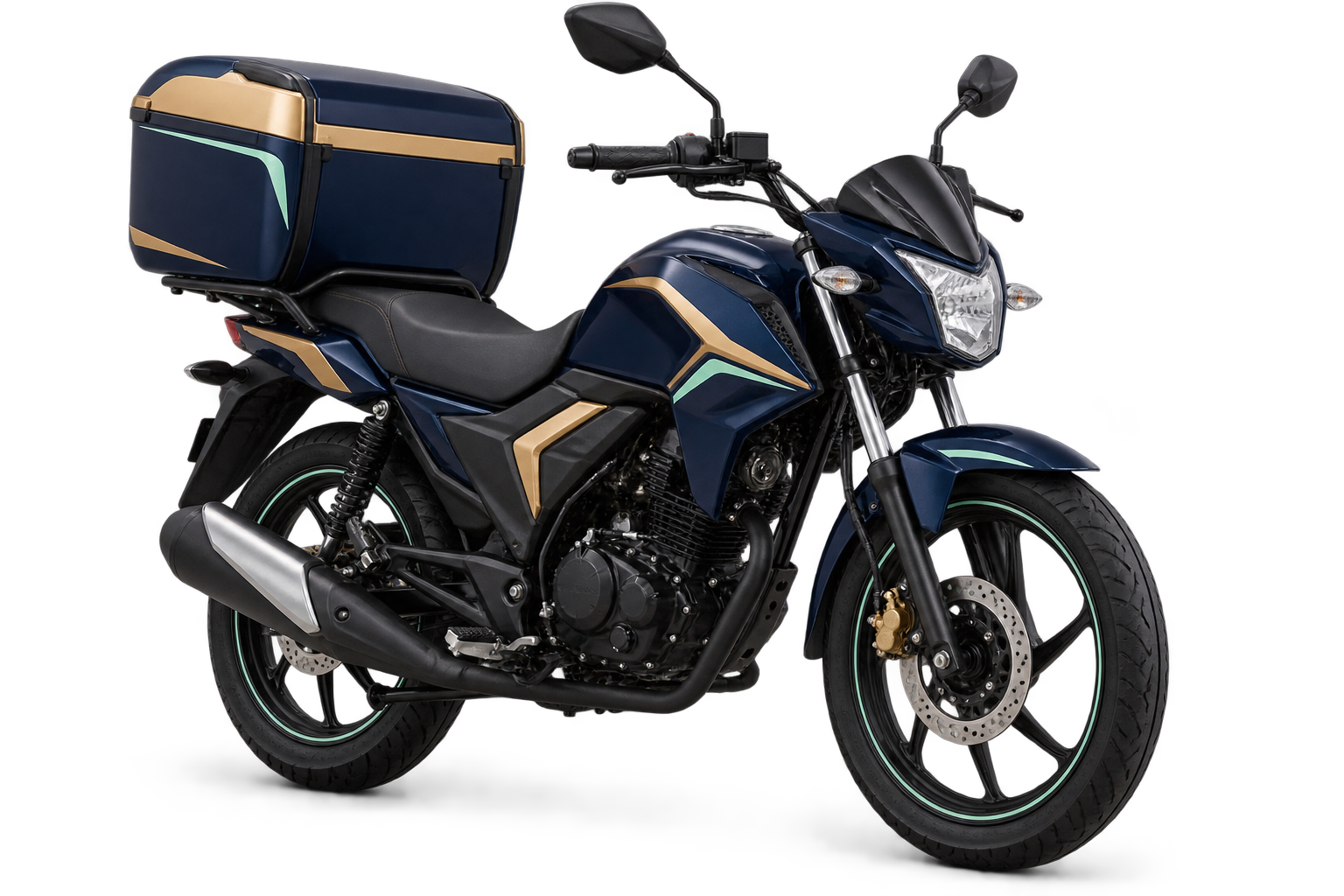 SRC Kurye eğitimi için temsili motosiklet